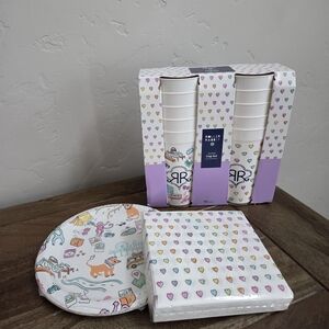 Roller Rabbit x Target Set - Plastic Souvenir Cups, Paper Plates And Napkins